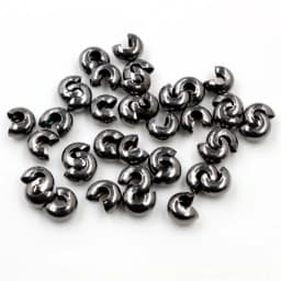 100pcs/lot Silver Gold Round Covers Crimp End Beads Dia 3 4 5 mm Stopper Spacer Beads For DIY Jewelry Making Findings Supplies