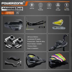 Powerzone Probend Handguards For Honda KTM ADV EXC EnduroHusqvarna TE CRF WRF DRZ KLX Motorcycle Dirt Bike ATV Handlebar