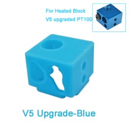 3D Printer Parts Silicone Sock for V6 Volcano MK8/MK9/CR10/CR10S Heated Block Warm Keeping Cover
