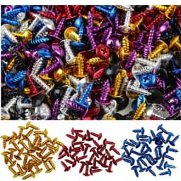 30 PCS 6 Colors Available Moto Parts Universal Motorbike Screws Fixed Accessories Motorcycle Bolts Kit Fastener Screw