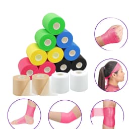 Pre Wrap Tape Athletic Foam Underwrap PU foam bandage Film Sports Wrap Elbow Knee Pads Headbands for Hair