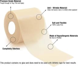 Pre Wrap Tape Athletic Foam Underwrap PU foam bandage Film Sports Wrap Elbow Knee Pads Headbands for Hair