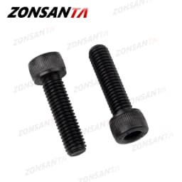 ZONSANTA M2 M3 M4 M5 M6 M8 Hex Allen Socket Cap Head Screw Black Grade 12.9 Metric DIY Screws Furniture Bolts Furniture Ship Car
