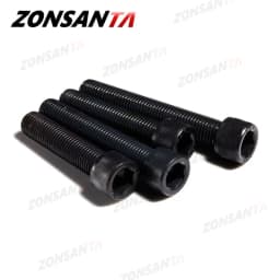 ZONSANTA M2 M3 M4 M5 M6 M8 Hex Allen Socket Cap Head Screw Black Grade 12.9 Metric DIY Screws Furniture Bolts Furniture Ship Car
