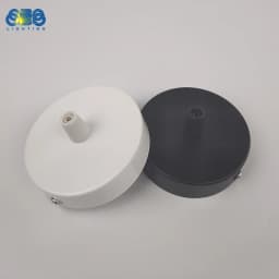 Black White Silver Bronze Ceiling Plate Wall Sconce Mount DIY Light Fittings Lamp Base Vintage Pendant Lamp 8/10/12cm Disc Base