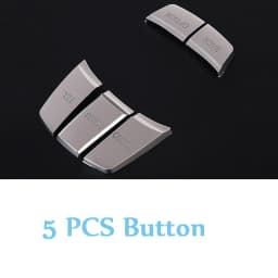 Car Multimedia Buttons Cover Stickers Knob Cover For BMW 1 3 5 Series X3 X5 X6 F30 F10 F25 E71 E84 E90 E70 E60 F20 E91 E92 E93