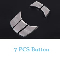 Car Multimedia Buttons Cover Stickers Knob Cover For BMW 1 3 5 Series X3 X5 X6 F30 F10 F25 E71 E84 E90 E70 E60 F20 E91 E92 E93
