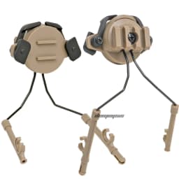 Tactical Helmet Accessories Airsoft Headset Holder Fast Helmets Rail Adapter Set Adjustable Rail Suspension Bracket