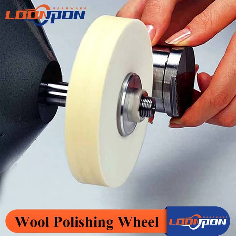 Wool Felt Polishing Grinding Wheel Buffing Polisher Pad Rotary Tool 3 ~12 Inch