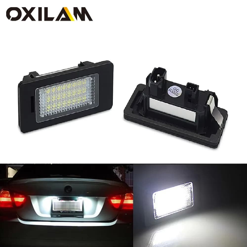2pcs Canbus Led Number Plate Light for BMW E39 E60 M5 E70 X5 E90 E92 E93 M3 E91 E61 Touring E71 E72 X6 Accessories Led Auto Lamp
