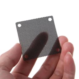 5Pcs/set 40/50/60/70/80/90mm PVC Fan Dust Filter PC Dustproof Case Cuttable Computer Mesh Cover Mesh Black