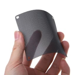 5Pcs/set 40/50/60/70/80/90mm PVC Fan Dust Filter PC Dustproof Case Cuttable Computer Mesh Cover Mesh Black