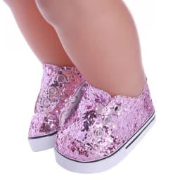 7 cm Doll Shoes For 43cm Baby Doll Clothes Accessories & 18 Inch American Doll Girl's Toy Gift