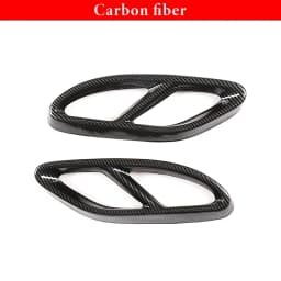 For Mercedes Benz A B C E GLA GLC GLE GLS CLS Class Stainless Steel Car Rear Exhaust Muffler Pipe Cover Trim Tail Throat Frame