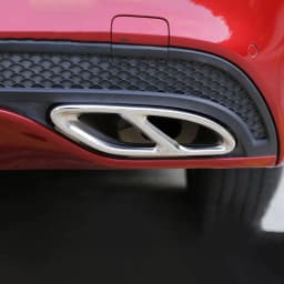 For Mercedes Benz A B C E GLA GLC GLE GLS CLS Class Stainless Steel Car Rear Exhaust Muffler Pipe Cover Trim Tail Throat Frame