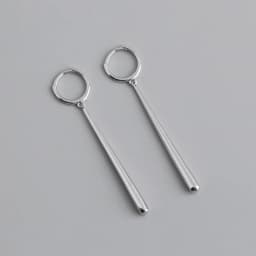 New Fashion Long Pendant Drop Earrings For Women Glossy Copper Elegant Female Dangle Earring Piercing Accessories Jewelry Gifts