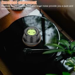 1pcs 60hz for LP Recording Stabilizer Universal Vinyl Record Turntable Aluminum Player With Level Stabilizer Clamp Alloy Weight