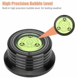 1pcs 60hz for LP Recording Stabilizer Universal Vinyl Record Turntable Aluminum Player With Level Stabilizer Clamp Alloy Weight