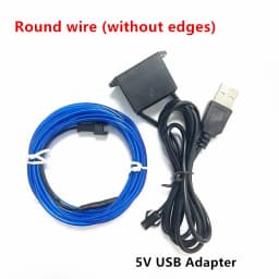 Flexible Neon Light 1M/2M/3M/5M/10M EL Wire Led Neon Dance Party Atmosphere Decor Lamp RopeTube Waterproof Multicolor Led Strip