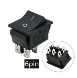 Latching Rocker Switch Power Switch I/O 4 Pins with Light 16A 250VAC 20A 125VAC KCD4