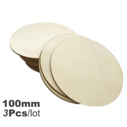 3-100Pcs Unfinished Round Wood Slices 1cm-10cm DIY Crafts Wooden Circle Discs Christmas Jewelry Painting Wedding Ornament Decor