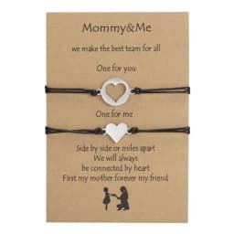 2pcs/set Minimalist Sun Moon Charm Couple Bracelet Friendship Jewelry Gift Handmade Adjustable Braided Rope Bracelets Wholesale