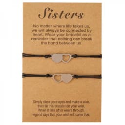 2pcs/set Minimalist Sun Moon Charm Couple Bracelet Friendship Jewelry Gift Handmade Adjustable Braided Rope Bracelets Wholesale
