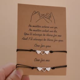 2pcs/set Minimalist Sun Moon Charm Couple Bracelet Friendship Jewelry Gift Handmade Adjustable Braided Rope Bracelets Wholesale