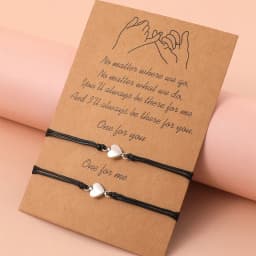 2pcs/set Minimalist Sun Moon Charm Couple Bracelet Friendship Jewelry Gift Handmade Adjustable Braided Rope Bracelets Wholesale