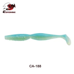ESFISHING Soft Fishing Lures Spiner Shad 100mm125mm Spindle Jigging SwimBait Pesca Zander Pike Perch Walleye