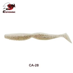 ESFISHING Soft Fishing Lures Spiner Shad 100mm125mm Spindle Jigging SwimBait Pesca Zander Pike Perch Walleye