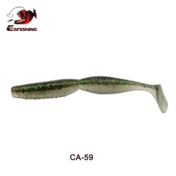 ESFISHING Soft Fishing Lures Spiner Shad 100mm125mm Spindle Jigging SwimBait Pesca Zander Pike Perch Walleye