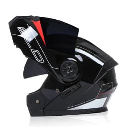 BLD Modular Dual Lens Motorcycle Helmet Safety Downhill Flip Up Helmets Professional Motocross Racing Full Face Casco Moto