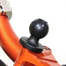 Motorcycle Bike Aluminum Mount Fork Stem Base Set W/ Ball Head For RAM Mount Compatible With A Variety Of Connecting Rod/bracket