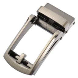 Suiatble For 30mm 31mm Leather Ratchet Belts Without Holes Men Alloy Metal Automatic Buckle