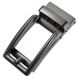 Suiatble For 30mm 31mm Leather Ratchet Belts Without Holes Men Alloy Metal Automatic Buckle