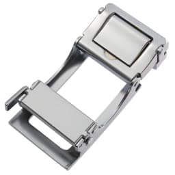 Suiatble For 30mm 31mm Leather Ratchet Belts Without Holes Men Alloy Metal Automatic Buckle