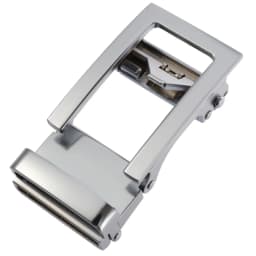 Suiatble For 30mm 31mm Leather Ratchet Belts Without Holes Men Alloy Metal Automatic Buckle