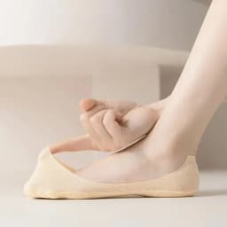 Women Summer Silicone Non-slip No Show Socks Invisible Ultra-thin Ice Silk Boat Sock Japanese JK Breathable Casual Elastic Socks