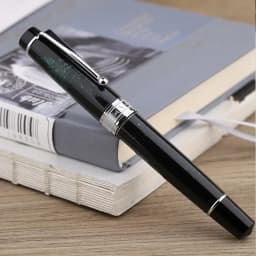 MAJOHN T5 Piston Fountain Pen Metal Iridium Nib EF/F/M 0.38/0.5/0.7mm Large-Capacity Writing Office Gifts Ink Pen