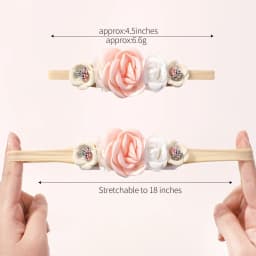 5Pcs/lot Baby Elastic Nylon Headband Newborn Lovely Flower Lace Bow Head Band for Girl Infant Toddler Soft Babe Hair Accessories