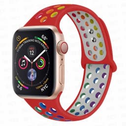 Sport watch strap For Apple Watch Bands Ultra 49mm 44mm 45mm 38/40mm 41mm Silicone Pride Bracelet iWatch Series 8 7 6 4 5 3 9 SE
