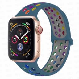 Sport watch strap For Apple Watch Bands Ultra 49mm 44mm 45mm 38/40mm 41mm Silicone Pride Bracelet iWatch Series 8 7 6 4 5 3 9 SE