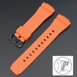 Oak Rubber Strap For Casio G-Shock GA-2100 GM-2100 Quick Release TPU Resin Men Sport Diving Watch Band Bracelet Accessories 16mm
