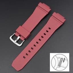 Oak Rubber Strap For Casio G-Shock GA-2100 GM-2100 Quick Release TPU Resin Men Sport Diving Watch Band Bracelet Accessories 16mm