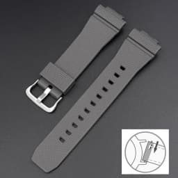 Oak Rubber Strap For Casio G-Shock GA-2100 GM-2100 Quick Release TPU Resin Men Sport Diving Watch Band Bracelet Accessories 16mm