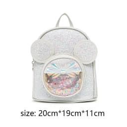 Cute Children Bag Fashion Sequin Kindergarten Backpacks for Baby Girls Cartoon Mouse Casual Backpack Princess Bag Girls Gifts
