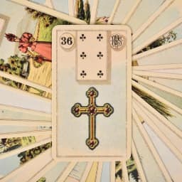 Grand Tableau Lenormand Tarot Divination Tools Oracle Card 36pcs Party Tarot Card Board Game Tarot Fortune Telling Cards
