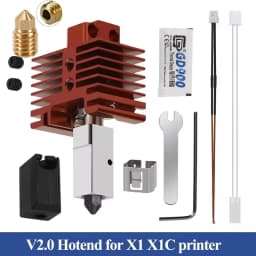Hotend For Bambu Lab P1P X1C P1S X1 V2.0 Upgrade Hot End Print Head 3D Printing Parts for Bambulab