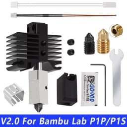 Hotend For Bambu Lab P1P X1C P1S X1 V2.0 Upgrade Hot End Print Head 3D Printing Parts for Bambulab
